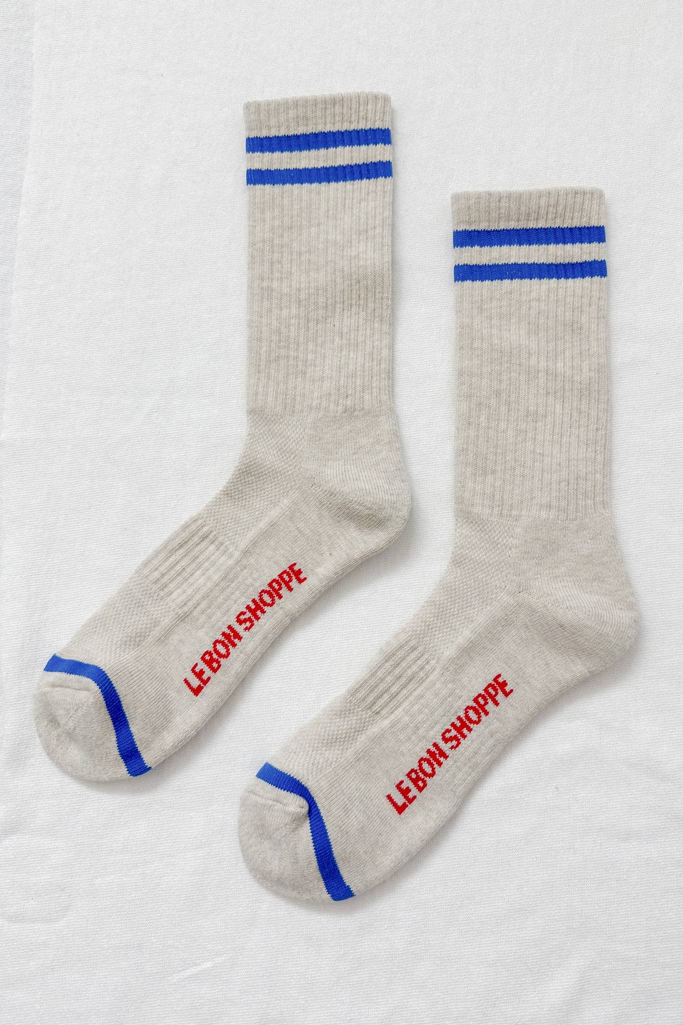 Extended Boyfriend Socks - Ice