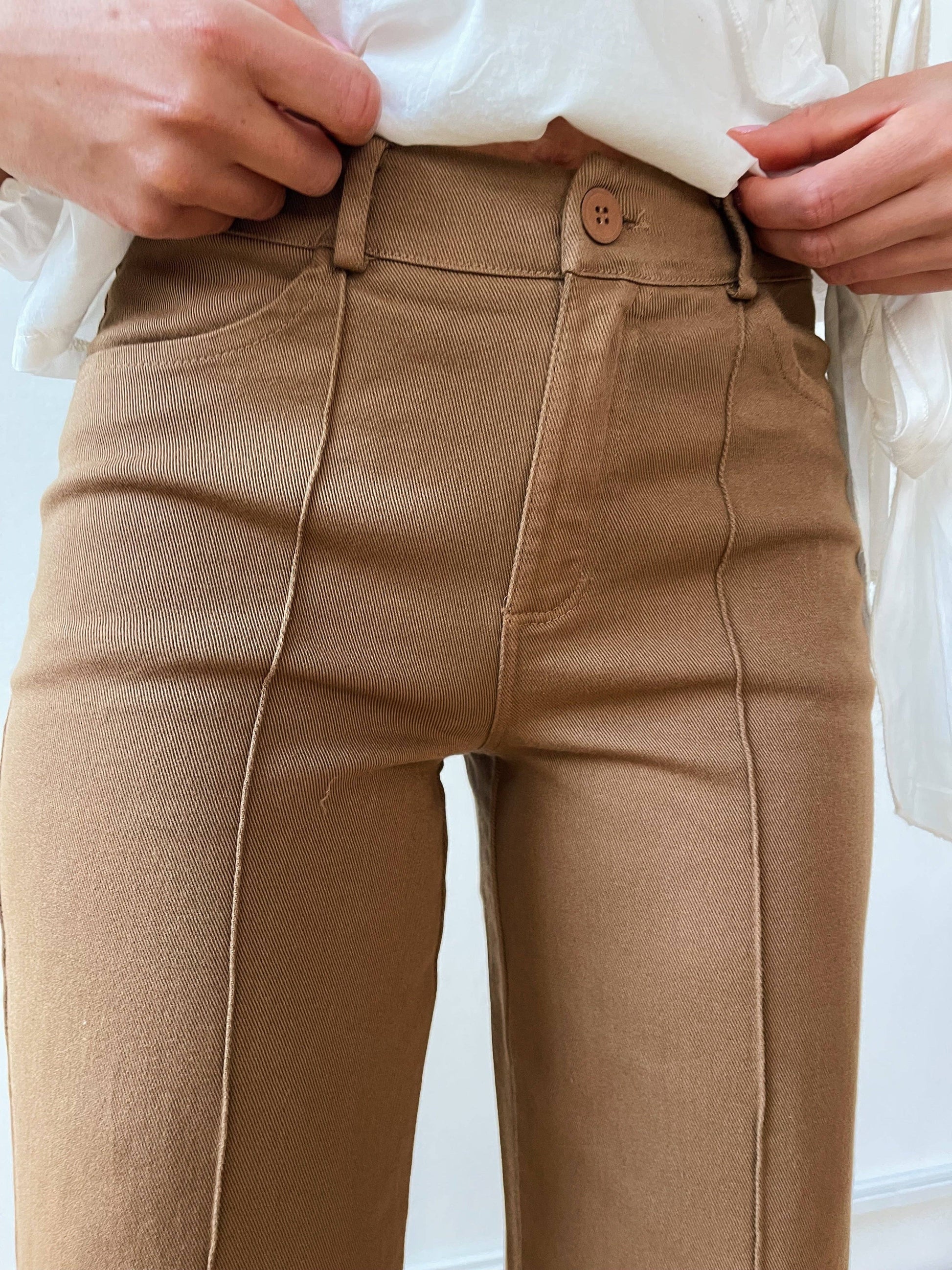 OLGA Brown Trousers