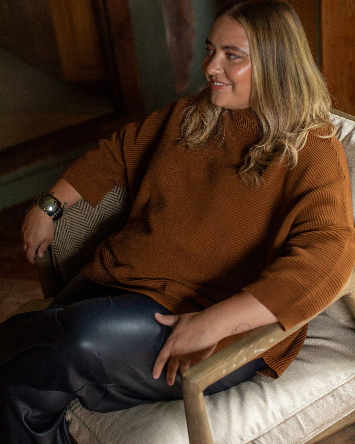 Vicki Jumper - Tobacco