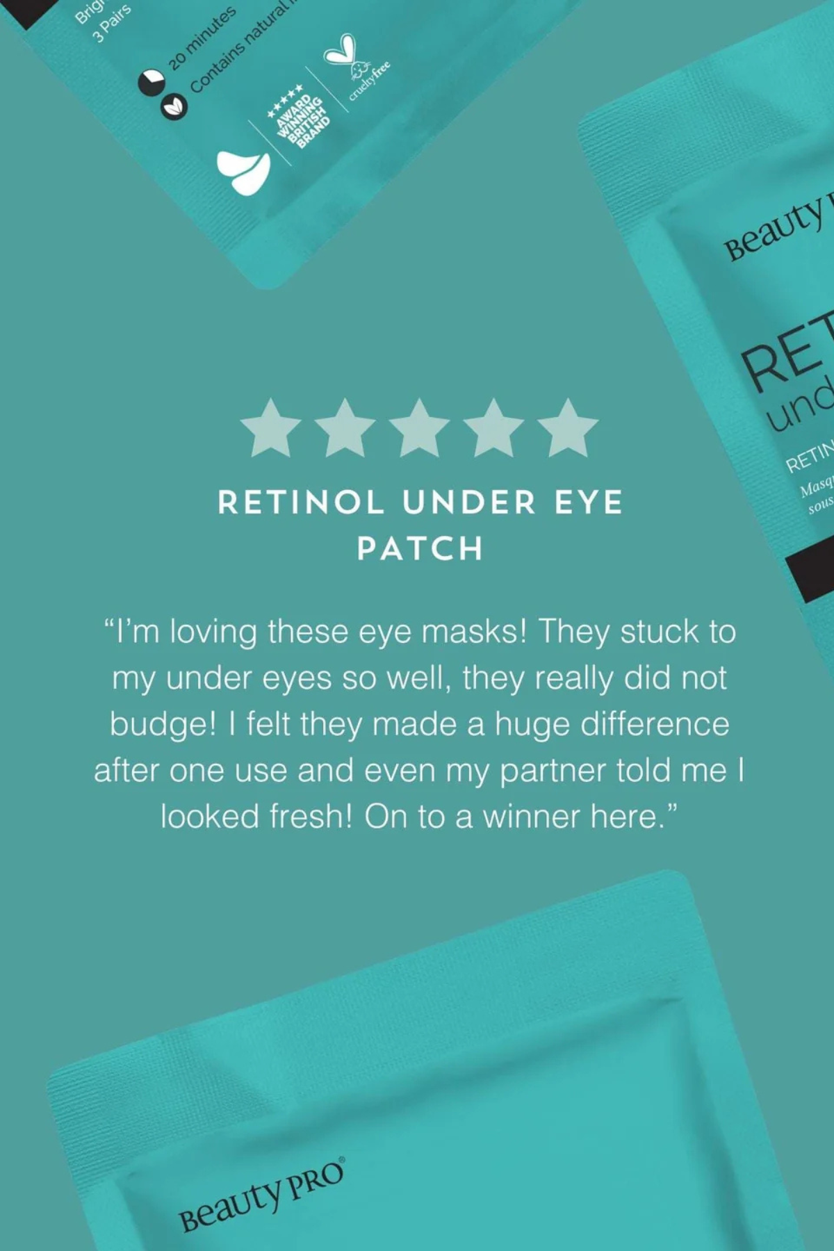 Retinol Anti-Ageing Under Eye Patch (3 pairs)