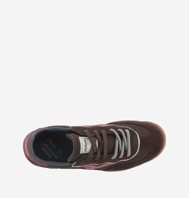 SATURNO NYLON & SUEDE - Brown