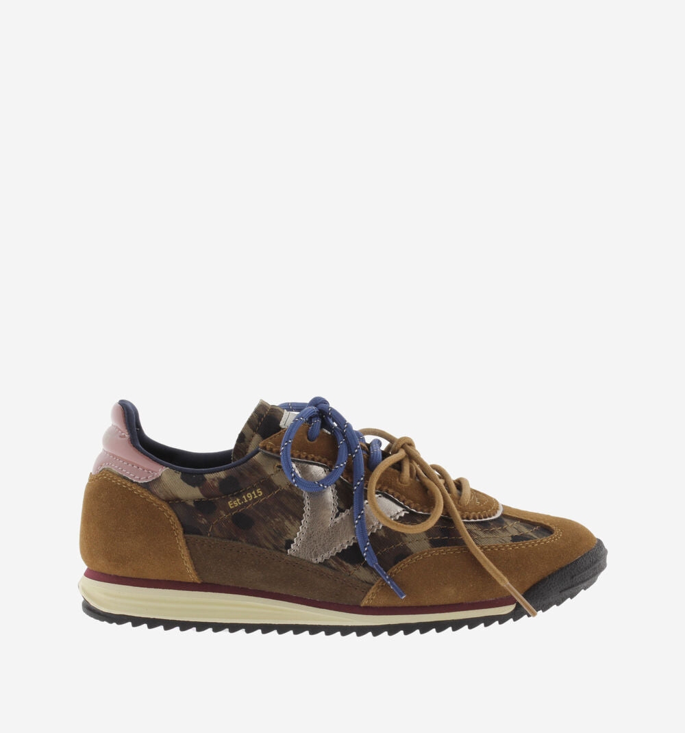 SATURNO NYLON ANIMAL PRINT & SUEDE