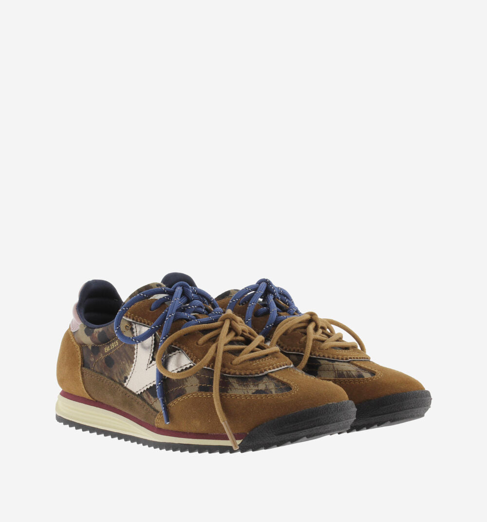 SATURNO NYLON ANIMAL PRINT & SUEDE