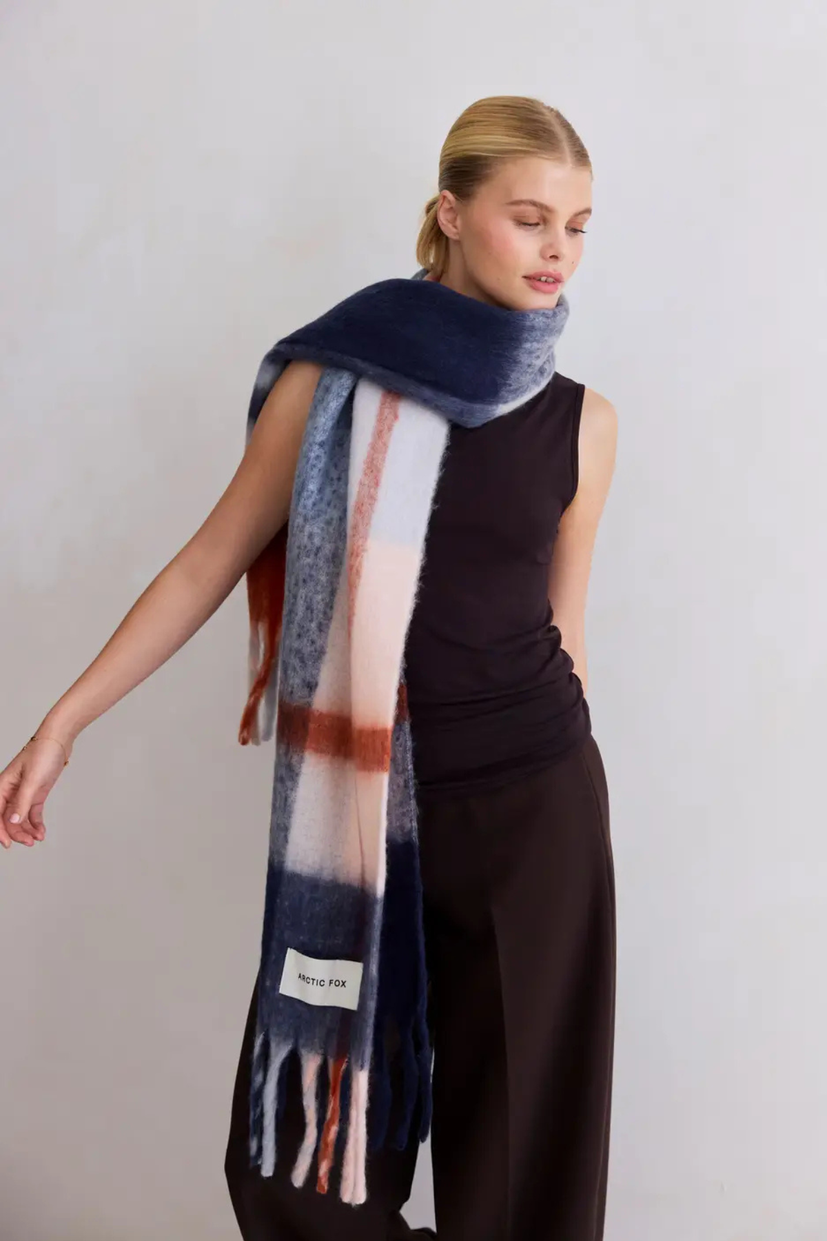 The Stockholm Scarf - 100% Recycled - Winter Lagoon