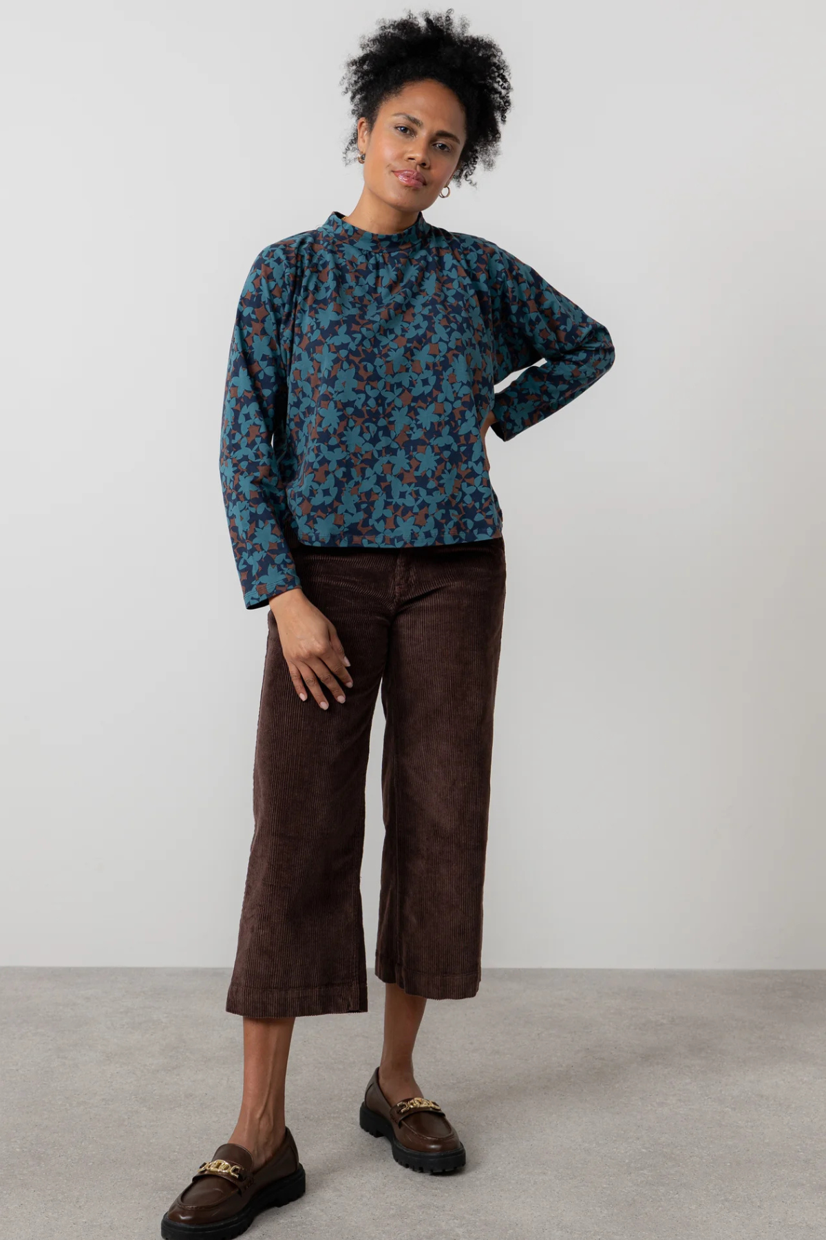 Isla Cropped Cord Trousers