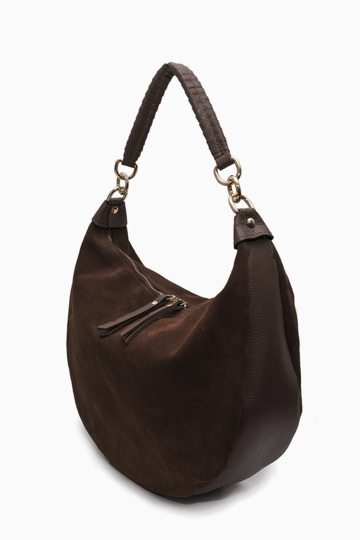 NADINE Suede Shoulder Bag