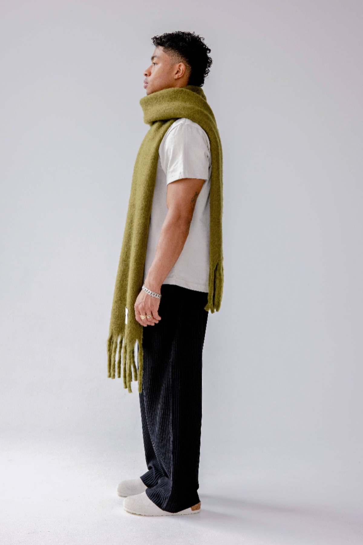 The Reykjavik Scarf - 100% Recycled - Sea Kelp