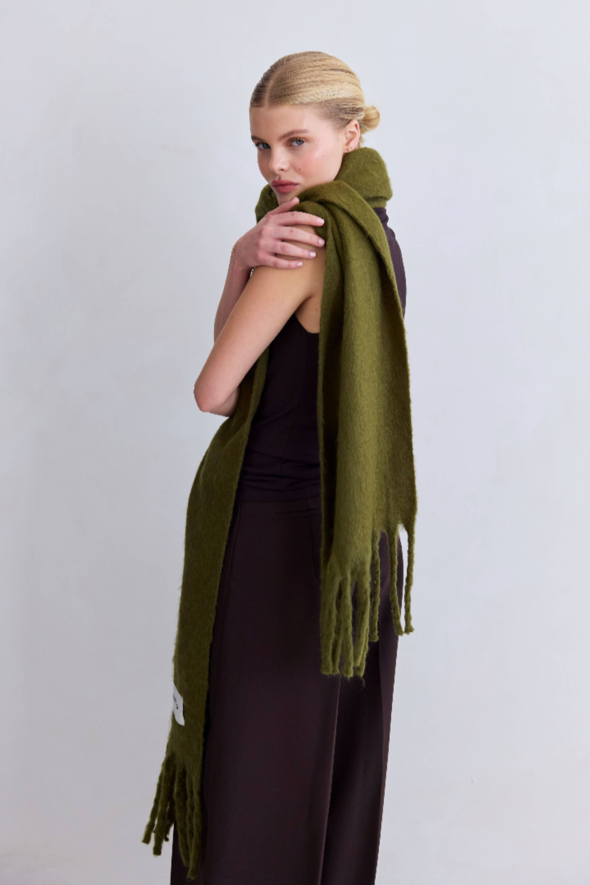 The Reykjavik Scarf - 100% Recycled - Sea Kelp