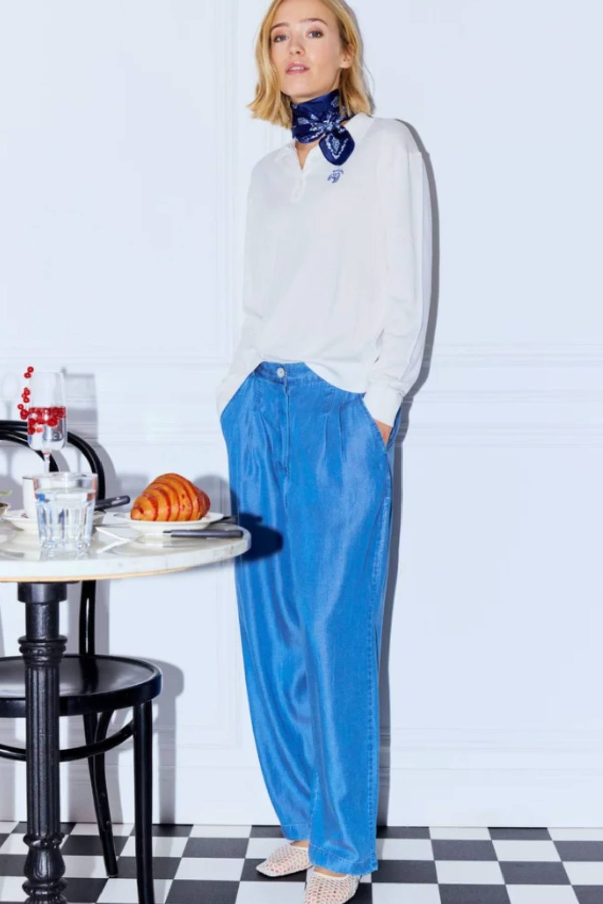 SALE2 - Lyocell Cropped Pants