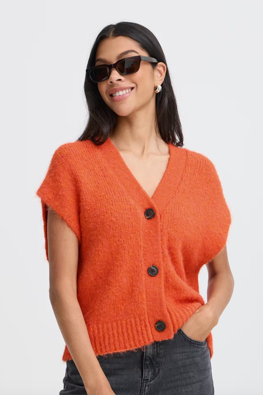 BYMILLERS Button Vest - Orange
