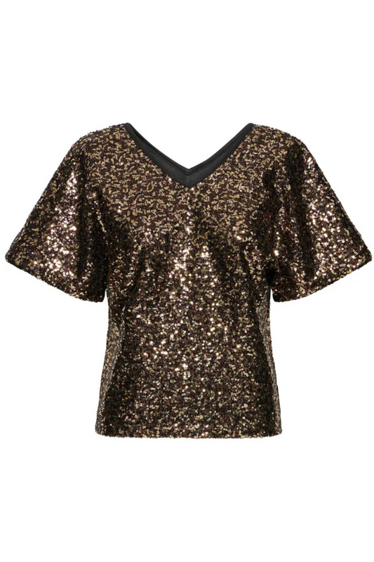 BYPAMMA BLOUSE - Meteorite - Black