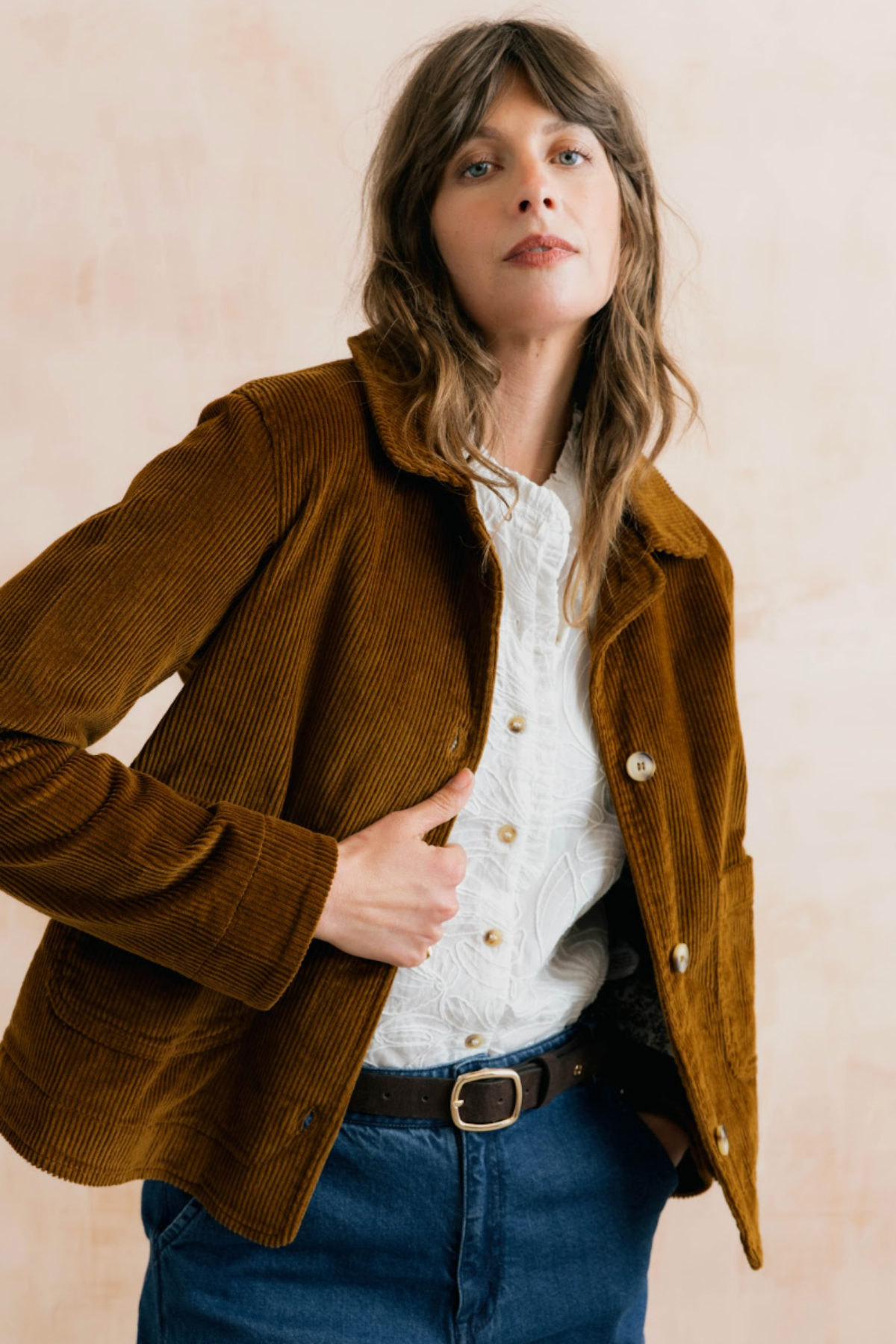 Ash Jacket Plain Jumbo Cord