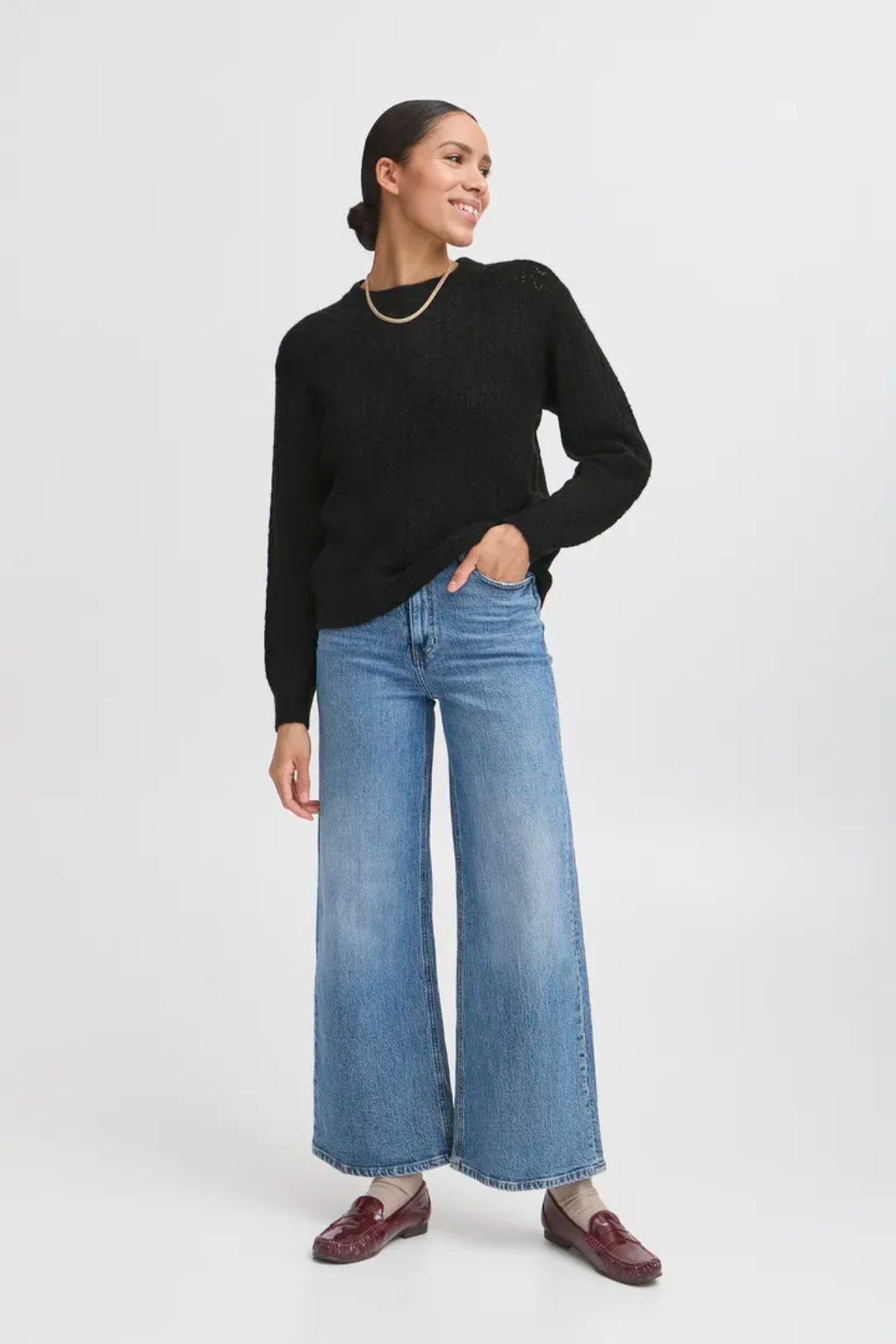 BYNIMMA Knitted Jumper - Black