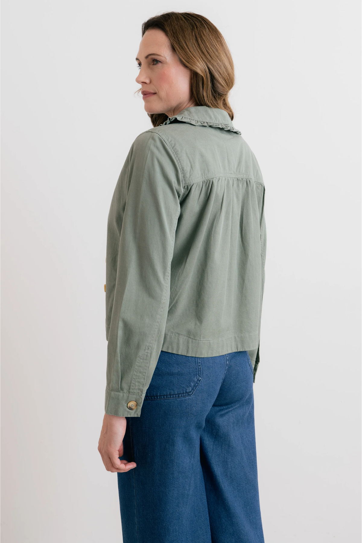 Rebecca Ruffle Collar Jacket