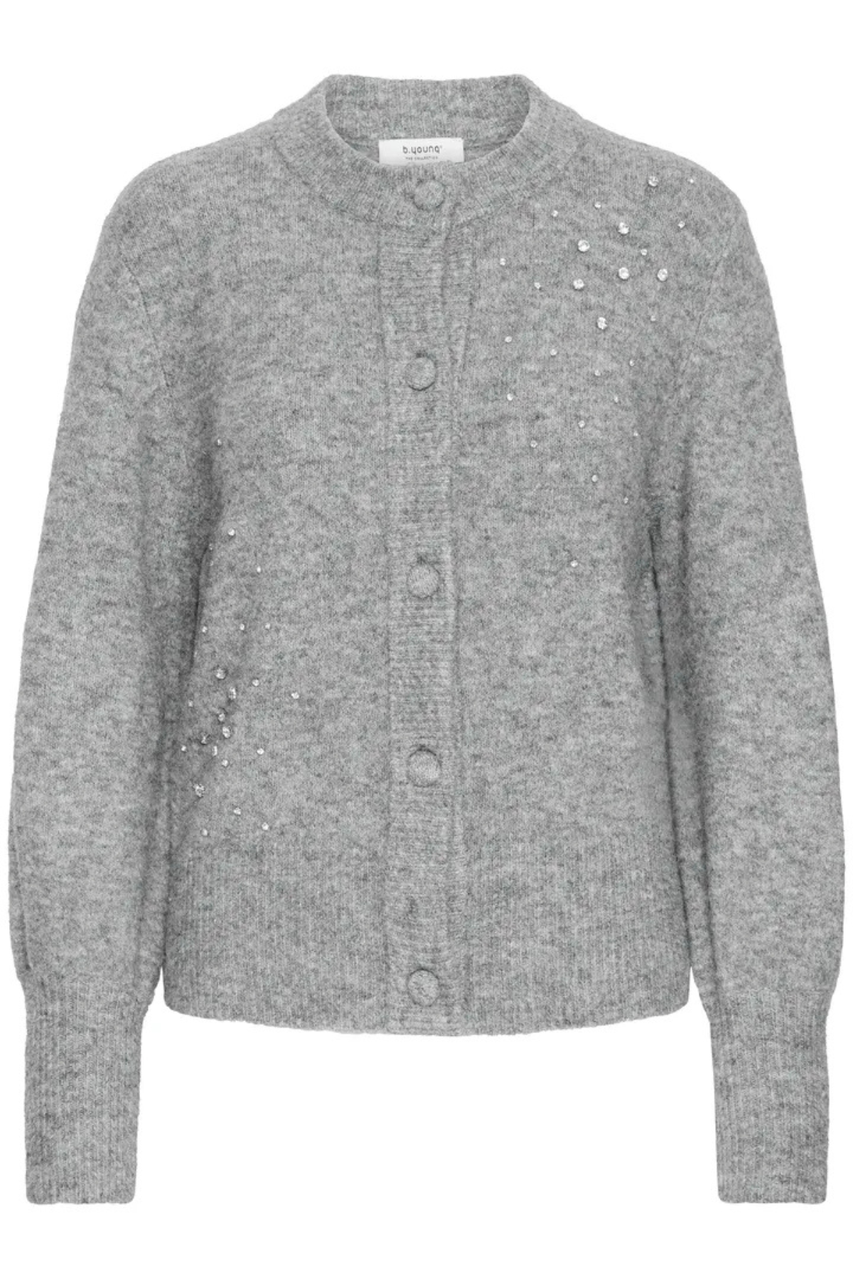 BYOMEA Rhinestone Cardigan