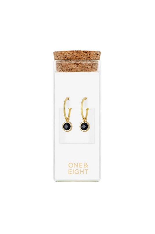 Gold Noir Spirit Earrings