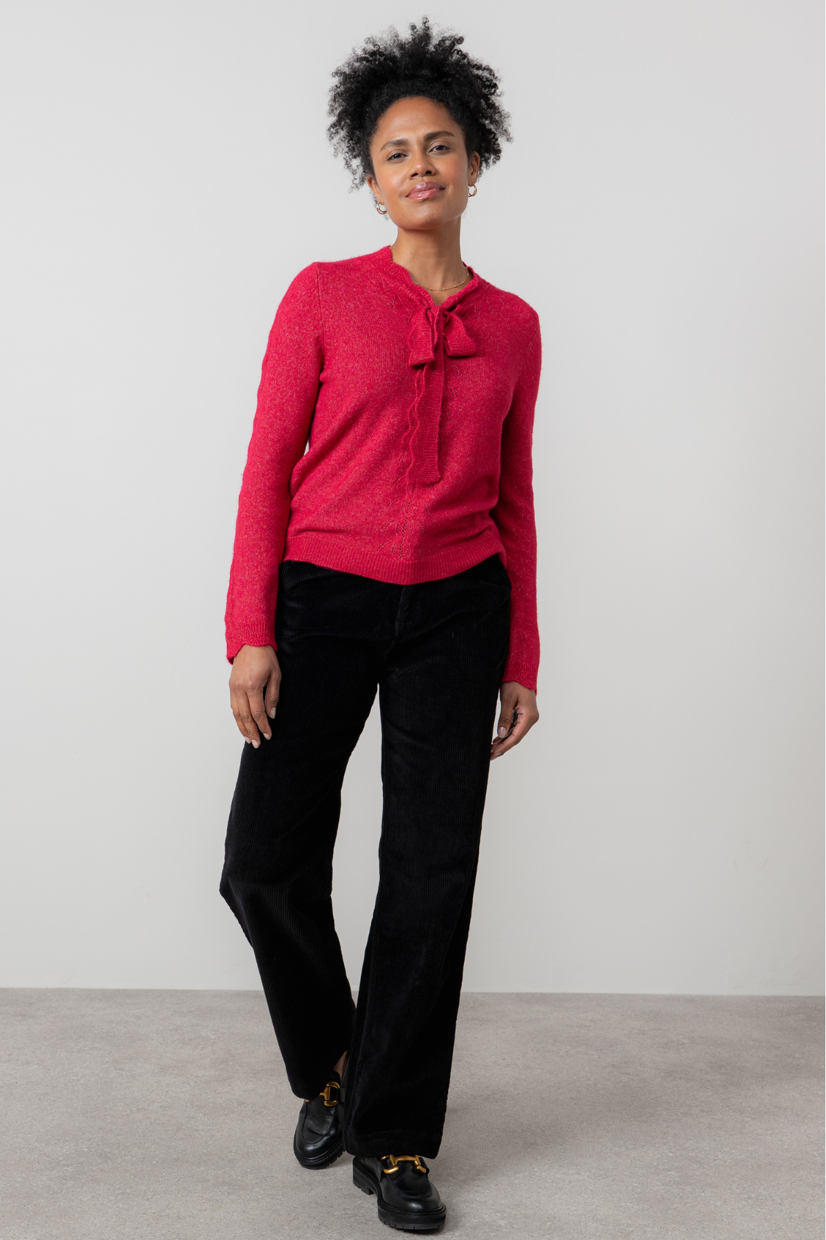 Strachan Cord Trousers Long - Black