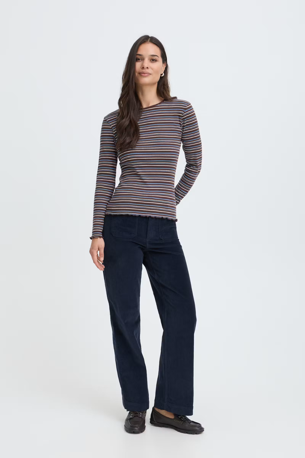 BYTONE Long Sleeve T Shirt - Stripe
