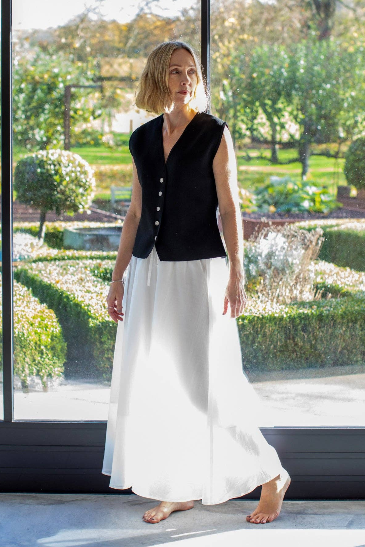 Peta Waistcoat - Black