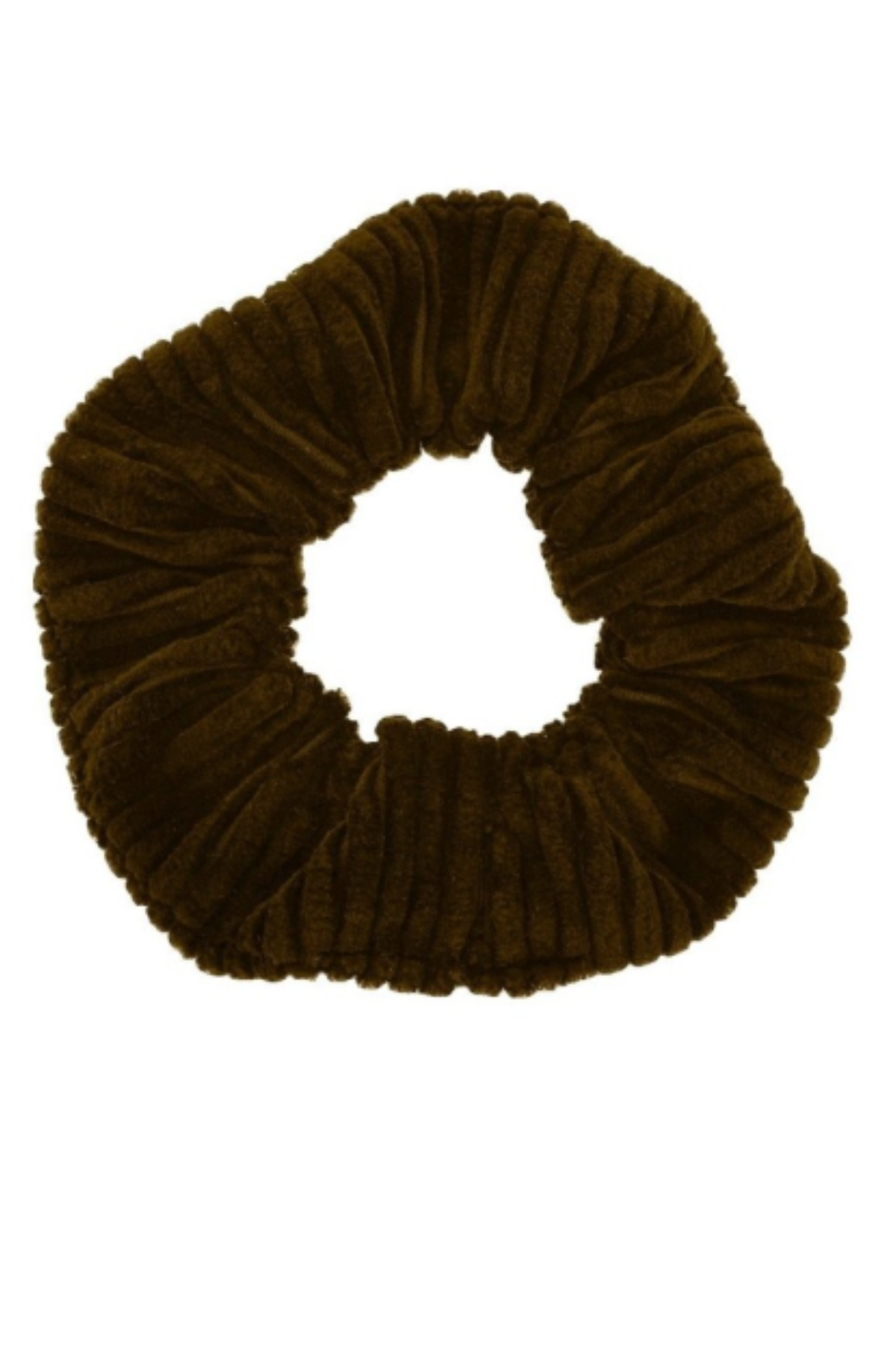 Olive Velvet Scrunchie