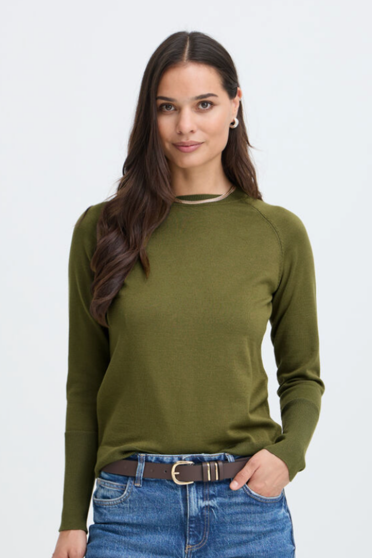 BYMMORLA Long Cuff Knit Top