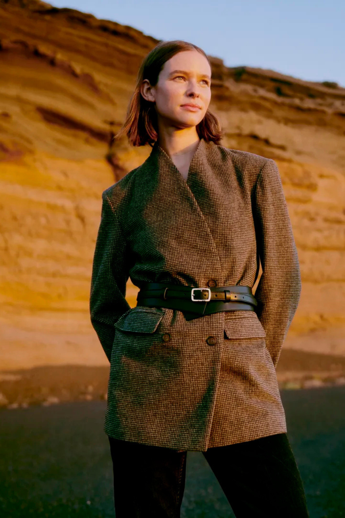 BYERANDA Checked Jacket