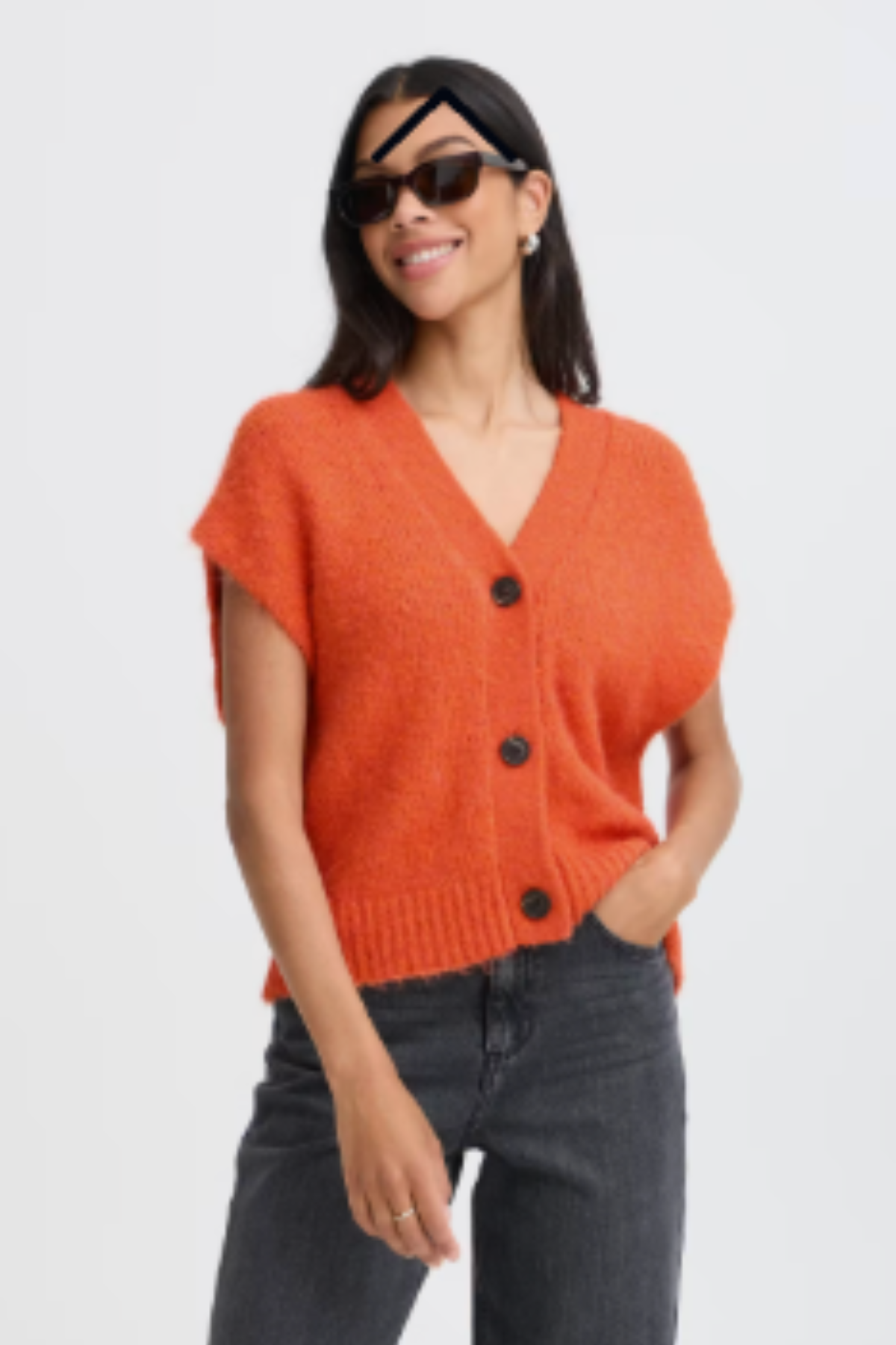 BYMILLERS Button Vest - Orange