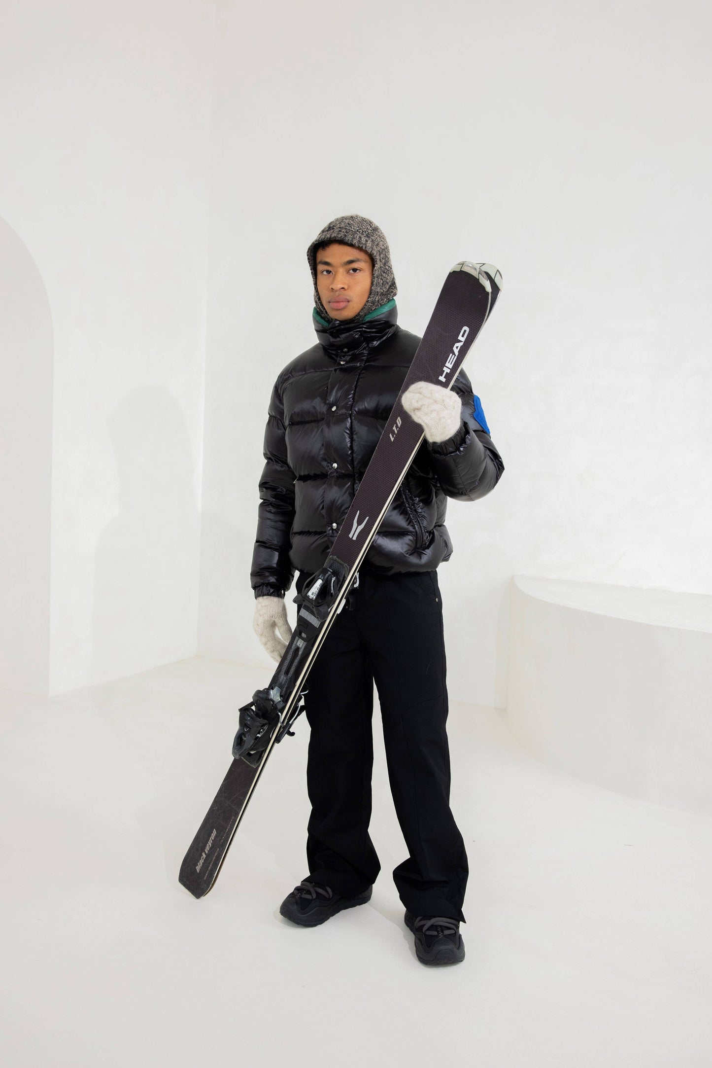 Mohair Mittens - Arctic White - AW25