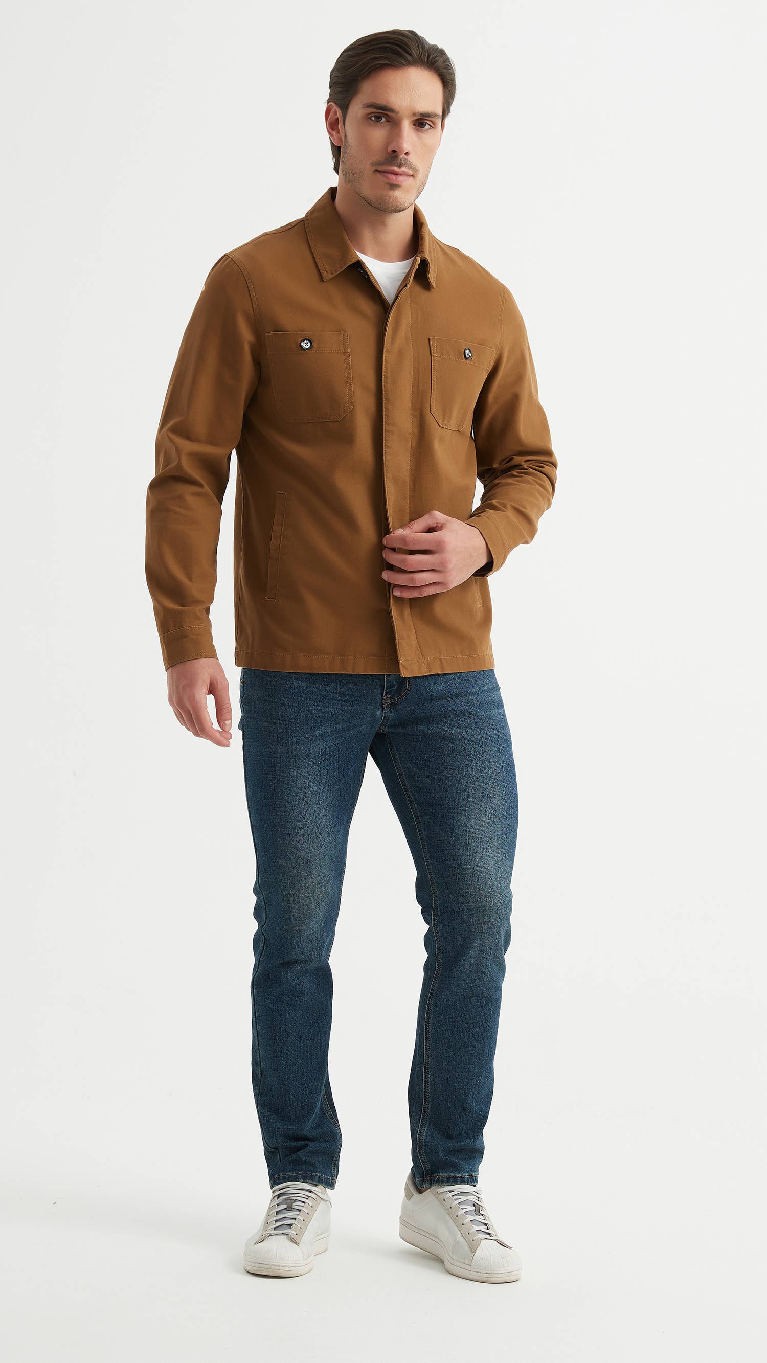 Worker Jacket- Cognac