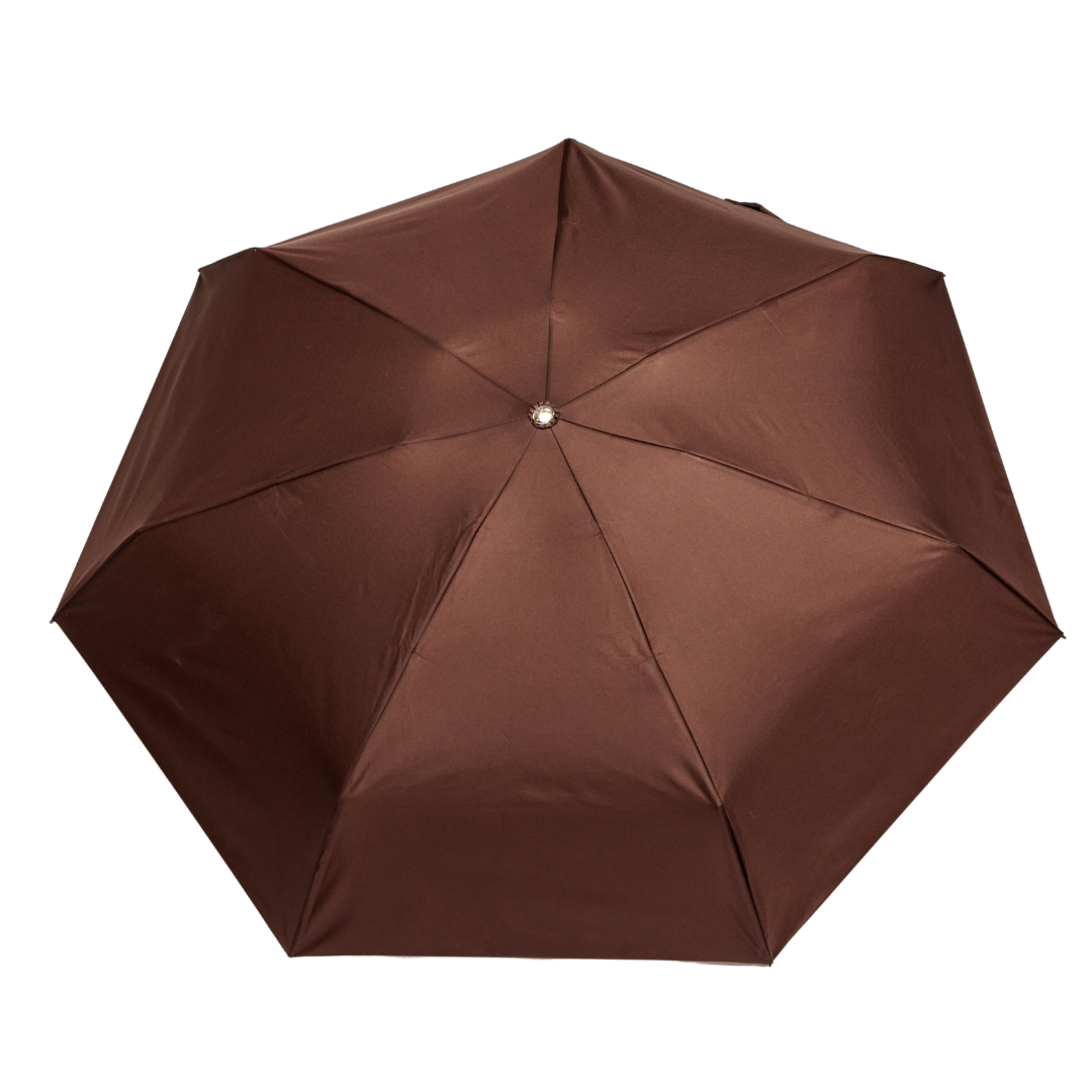 Espresso Brown Eco-Friendly Mini Pocket Umbrella