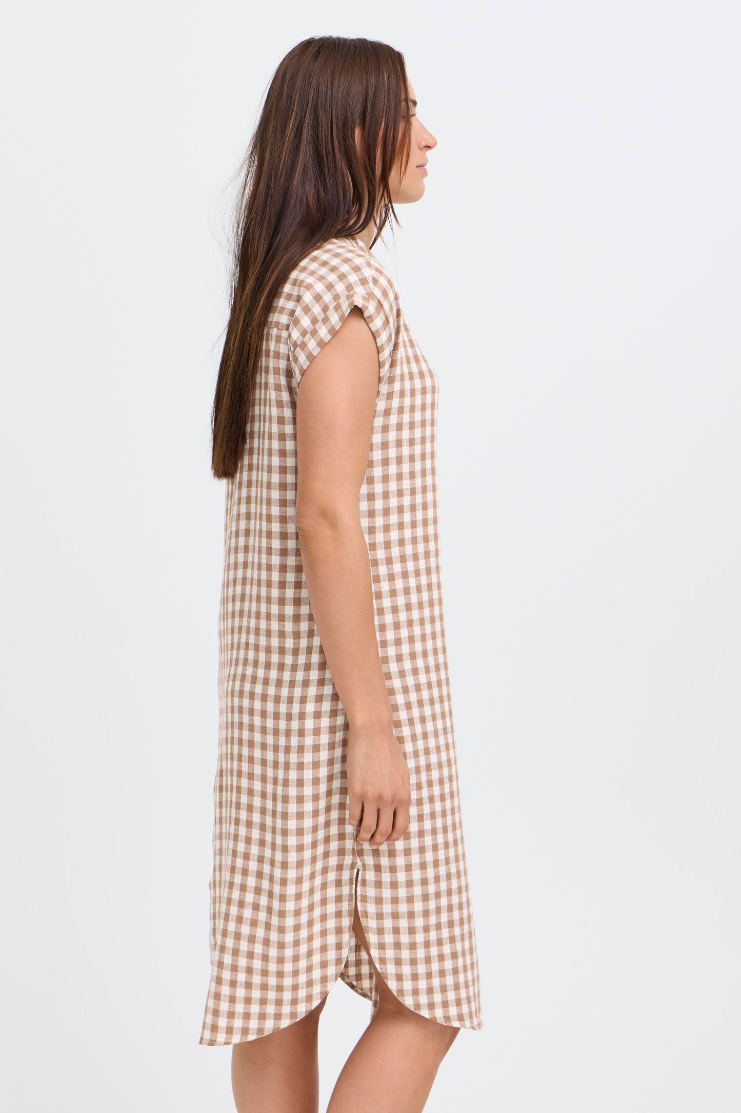 BYFALAKKA Shirt Dress - Woodsmoke Check