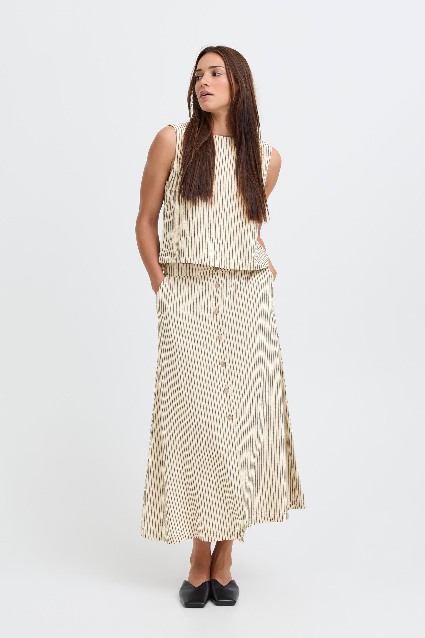 BYFALAKKA Button Skirt