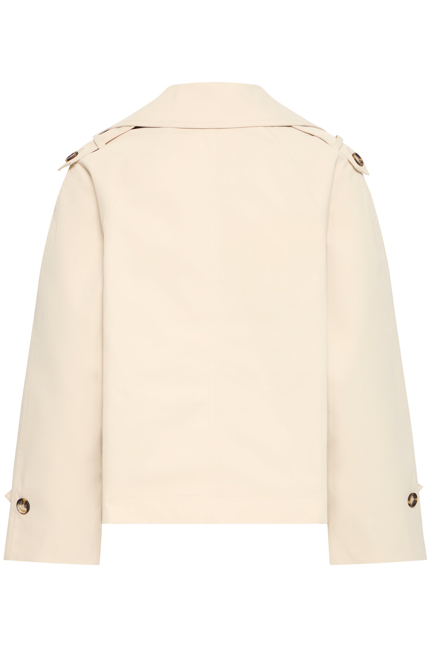 BYAMONA Trench Coat - Oyster Grey