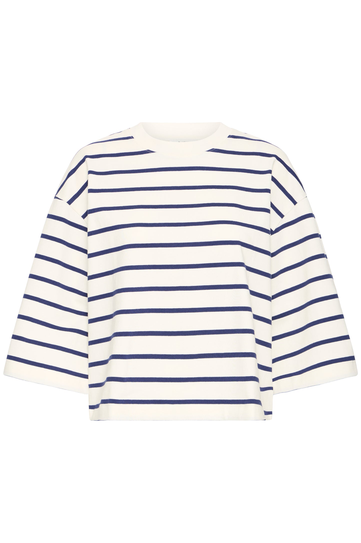 SALE - BYSAIMA 3/4 T-Shirt - Blue Stripe