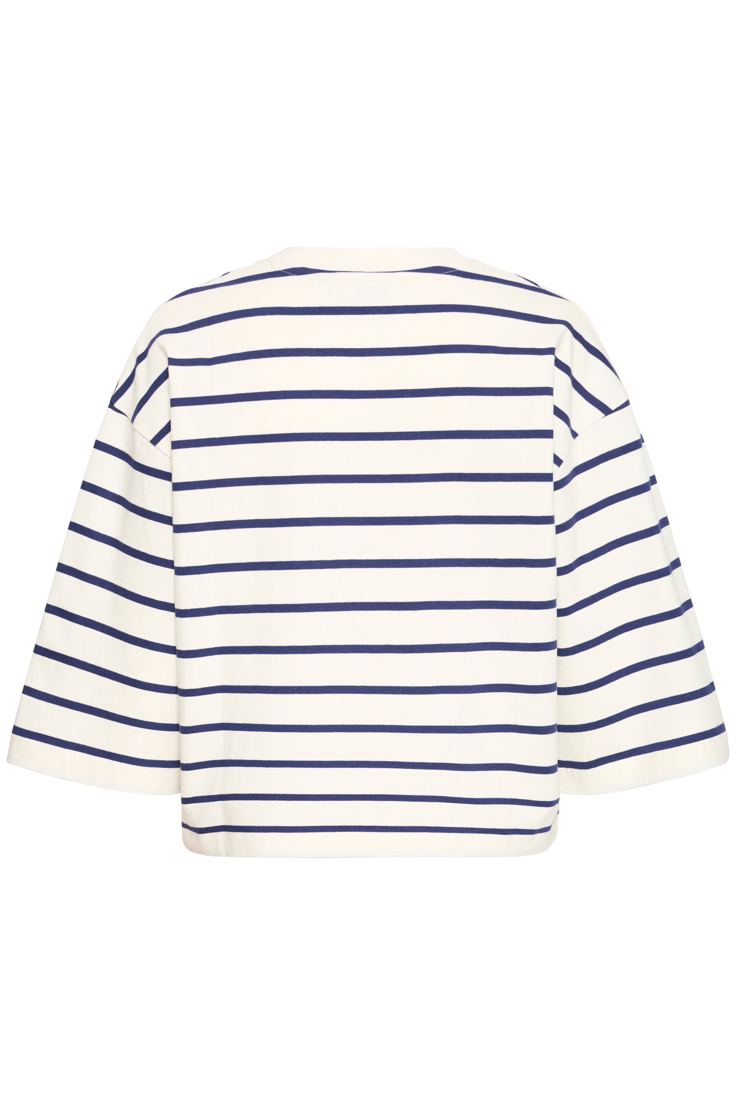 SALE - BYSAIMA 3/4 T-Shirt - Blue Stripe