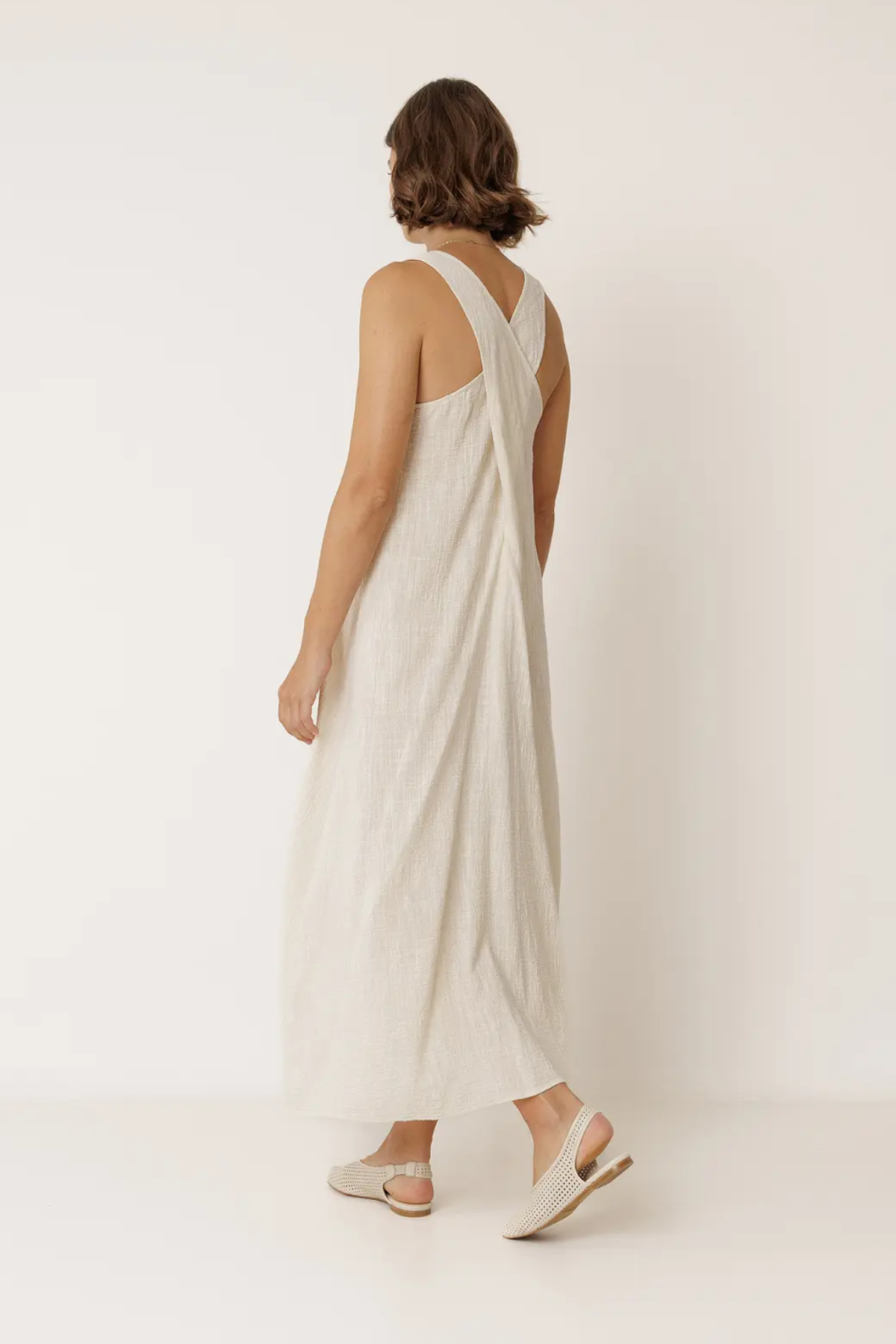 Crepe Maxi Dress