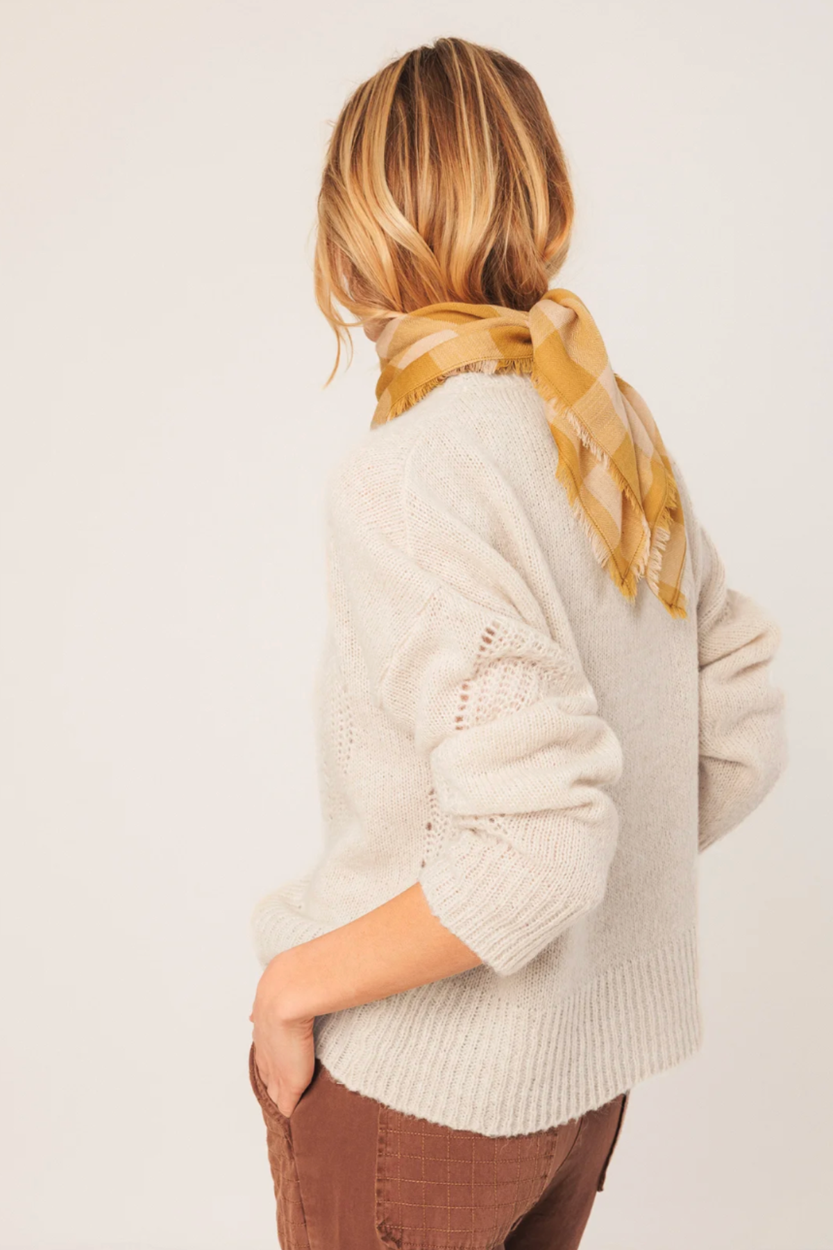 Loose Knit Wool Sweater