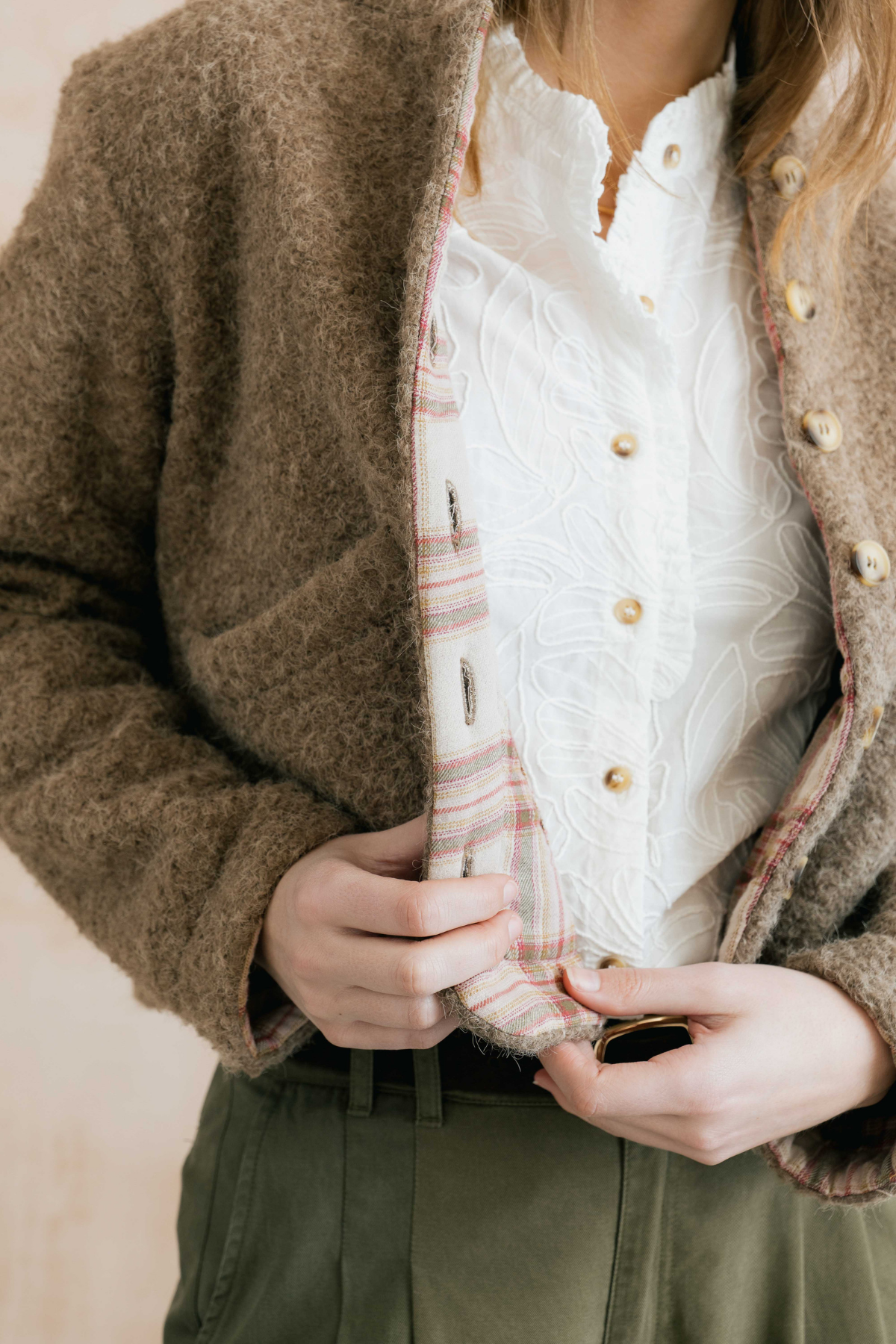 Scarlett Jacket Plain Boucle