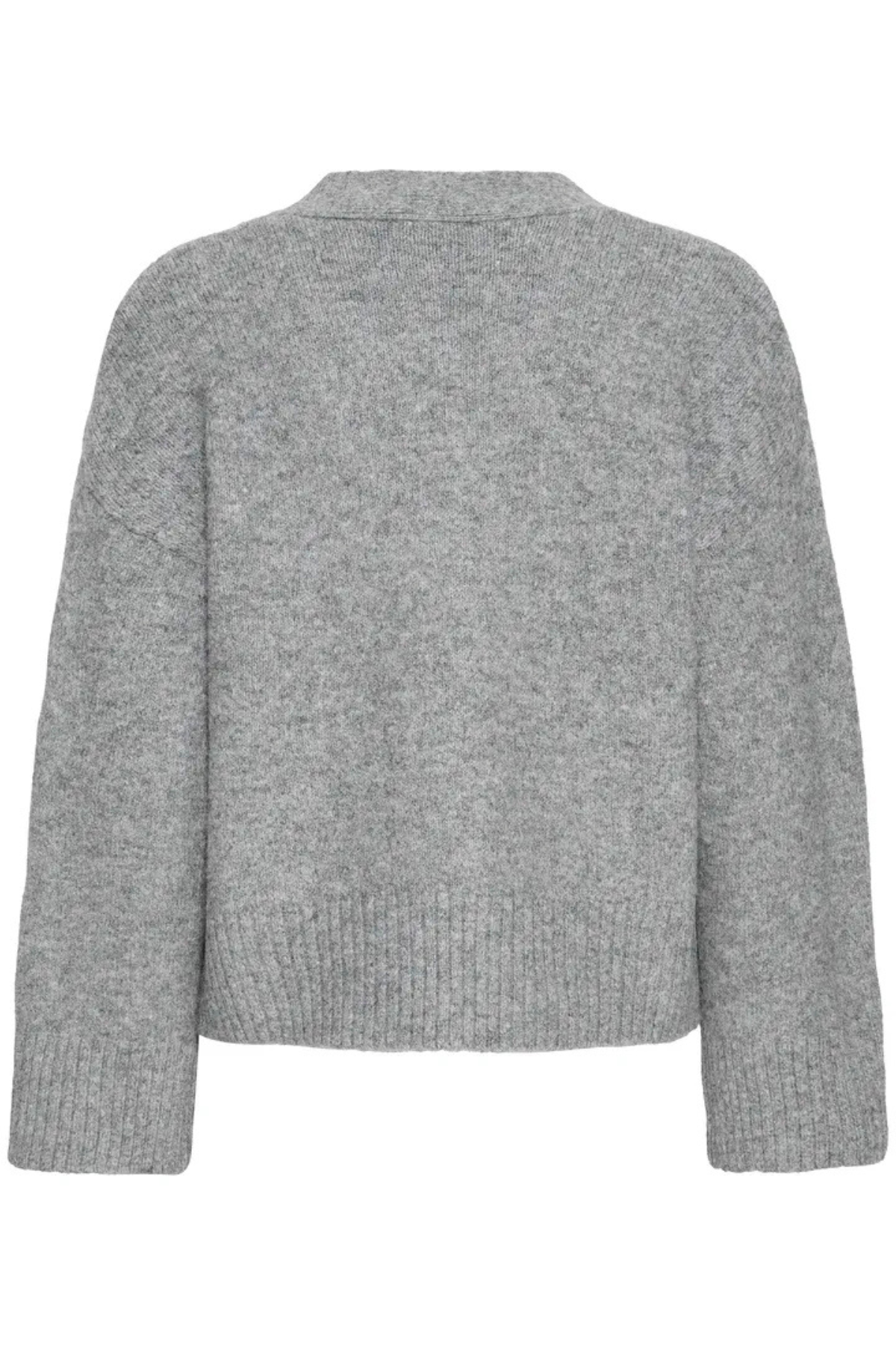 BYOTTI Cardigan - Mid Grey Melange