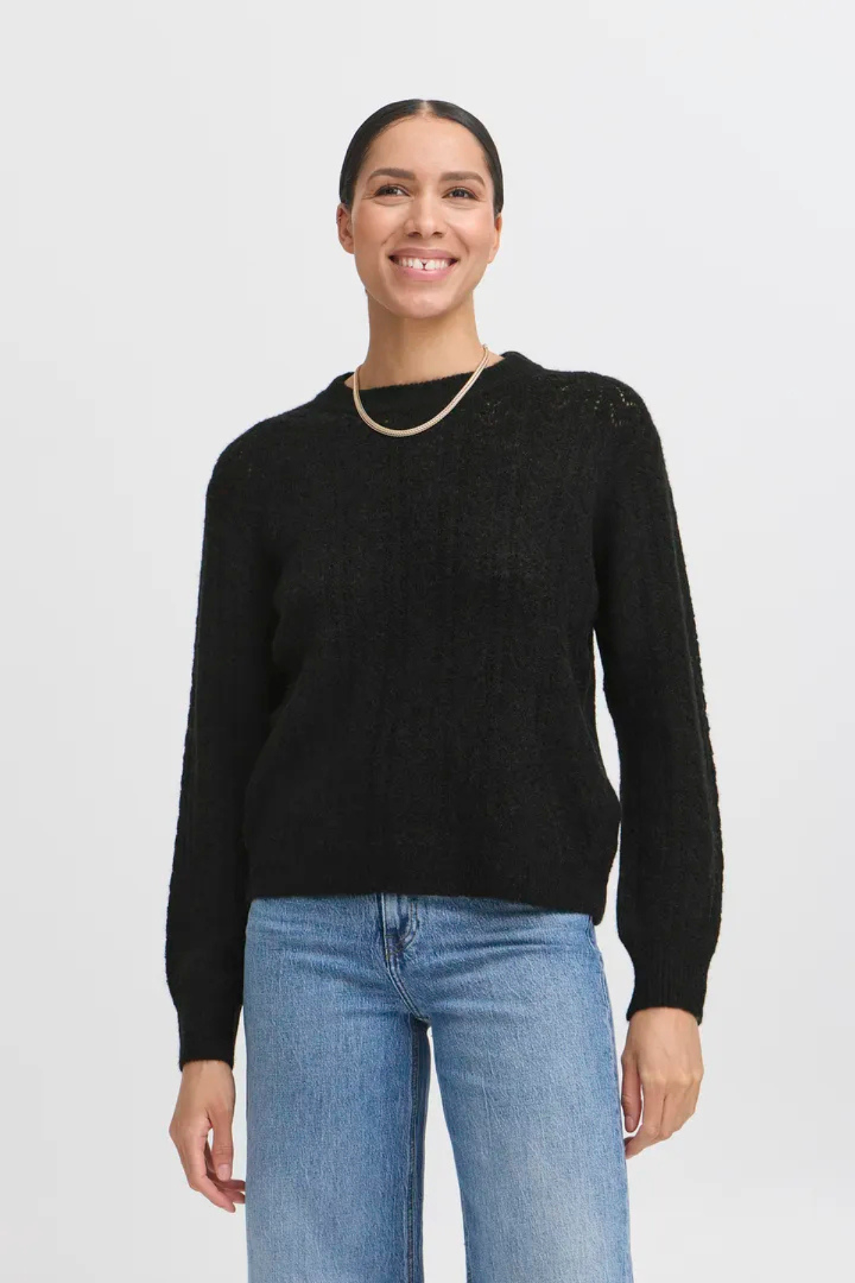 BYNIMMA Knitted Jumper - Black