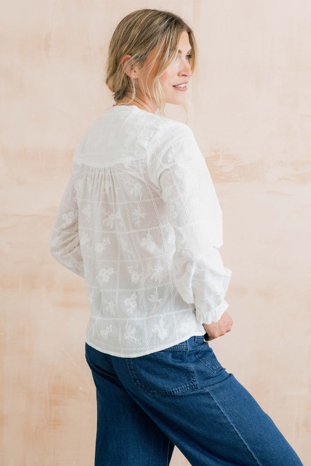Pintail Blouse Embroidered Patchwork