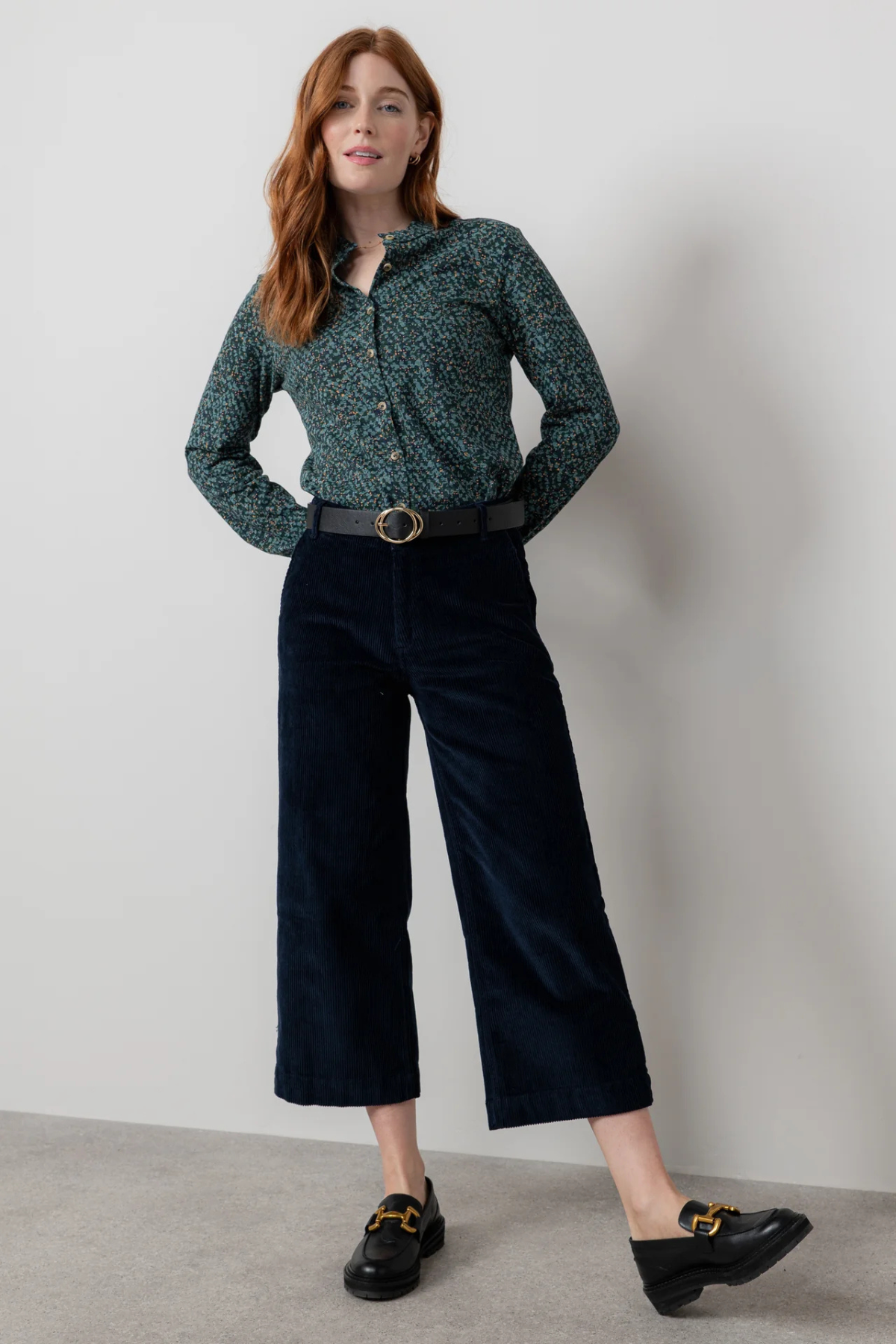 Isla Cropped Cord Trousers