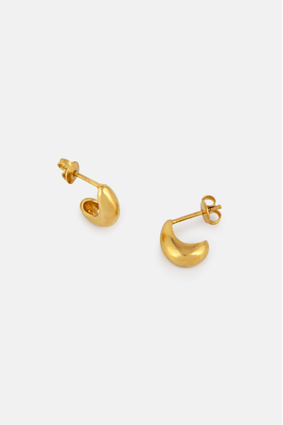 Gold Arc Studs