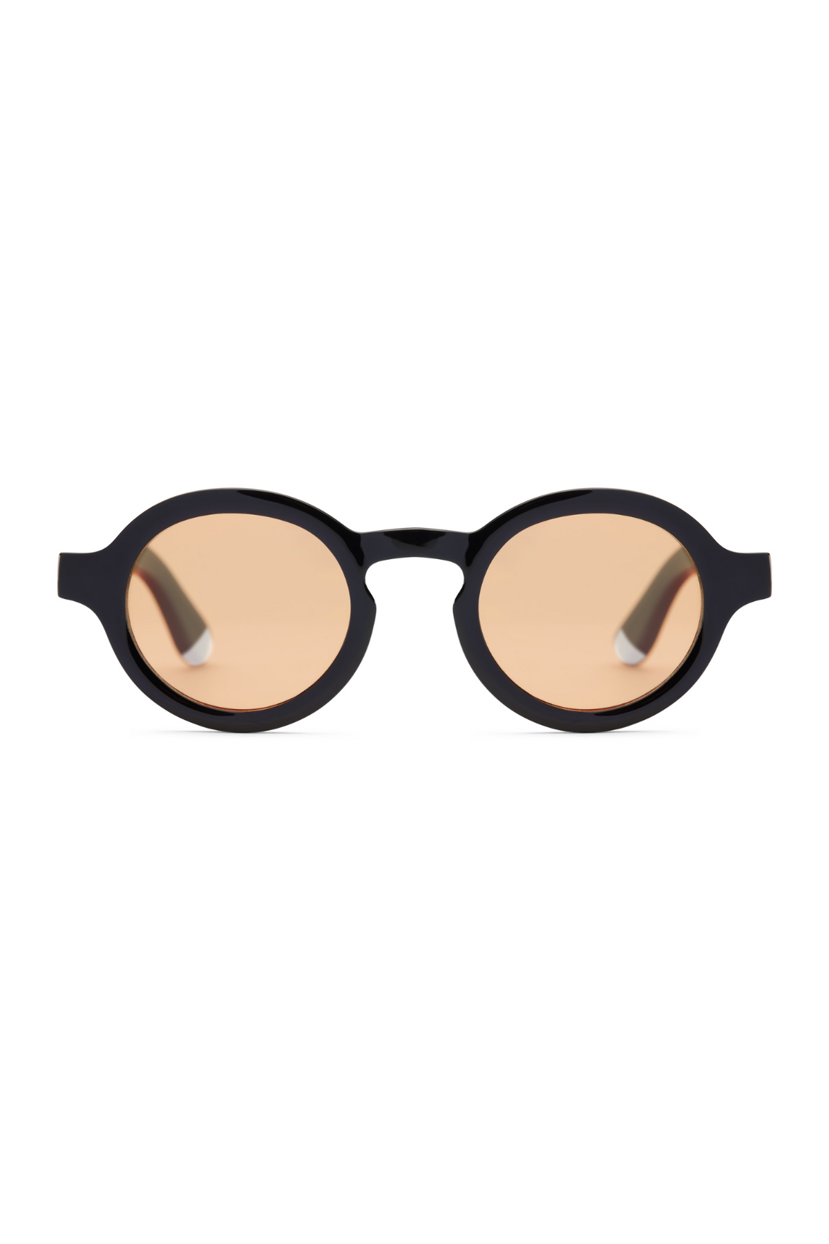 Charles Black Sunglasses - Orange Lens