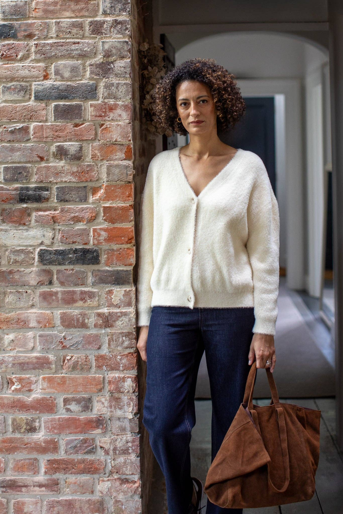 Liz Cardigan - Ivory