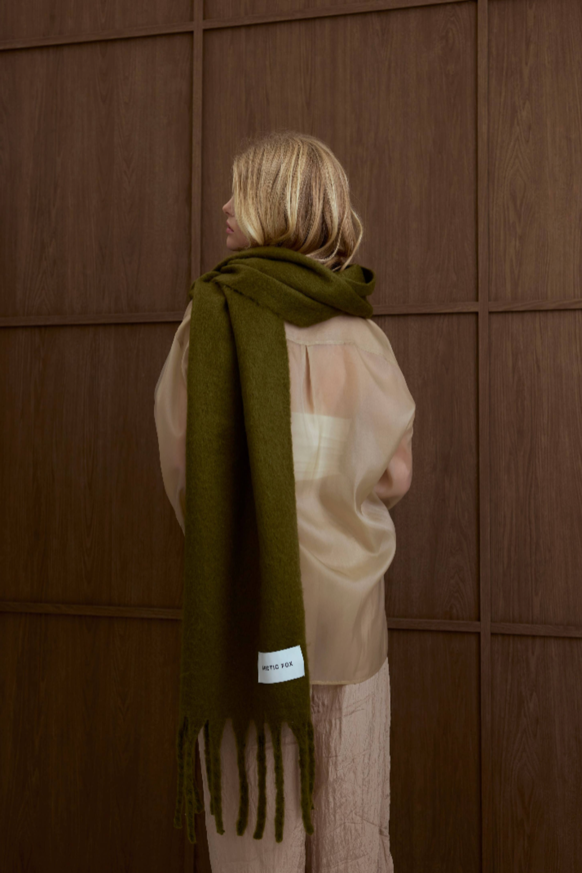 The Reykjavik Scarf - 100% Recycled - Sea Kelp