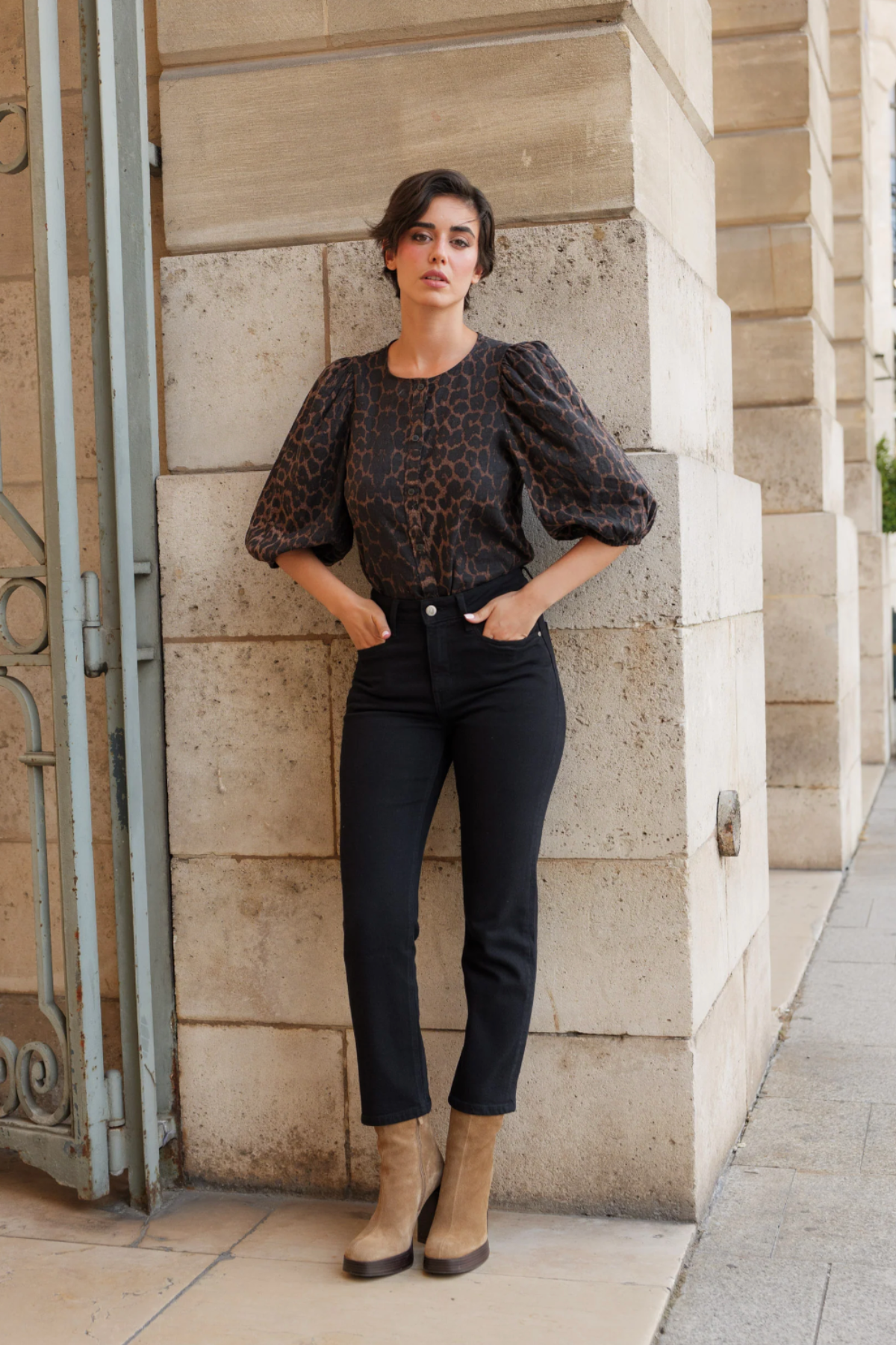 Milena Cigarette Black Jeans