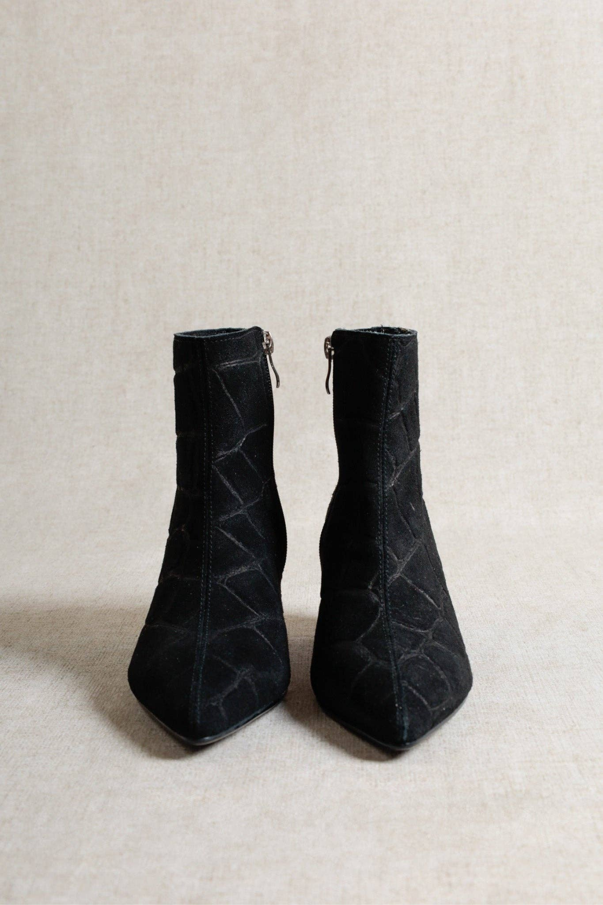 DINA Suede Heeled Boots