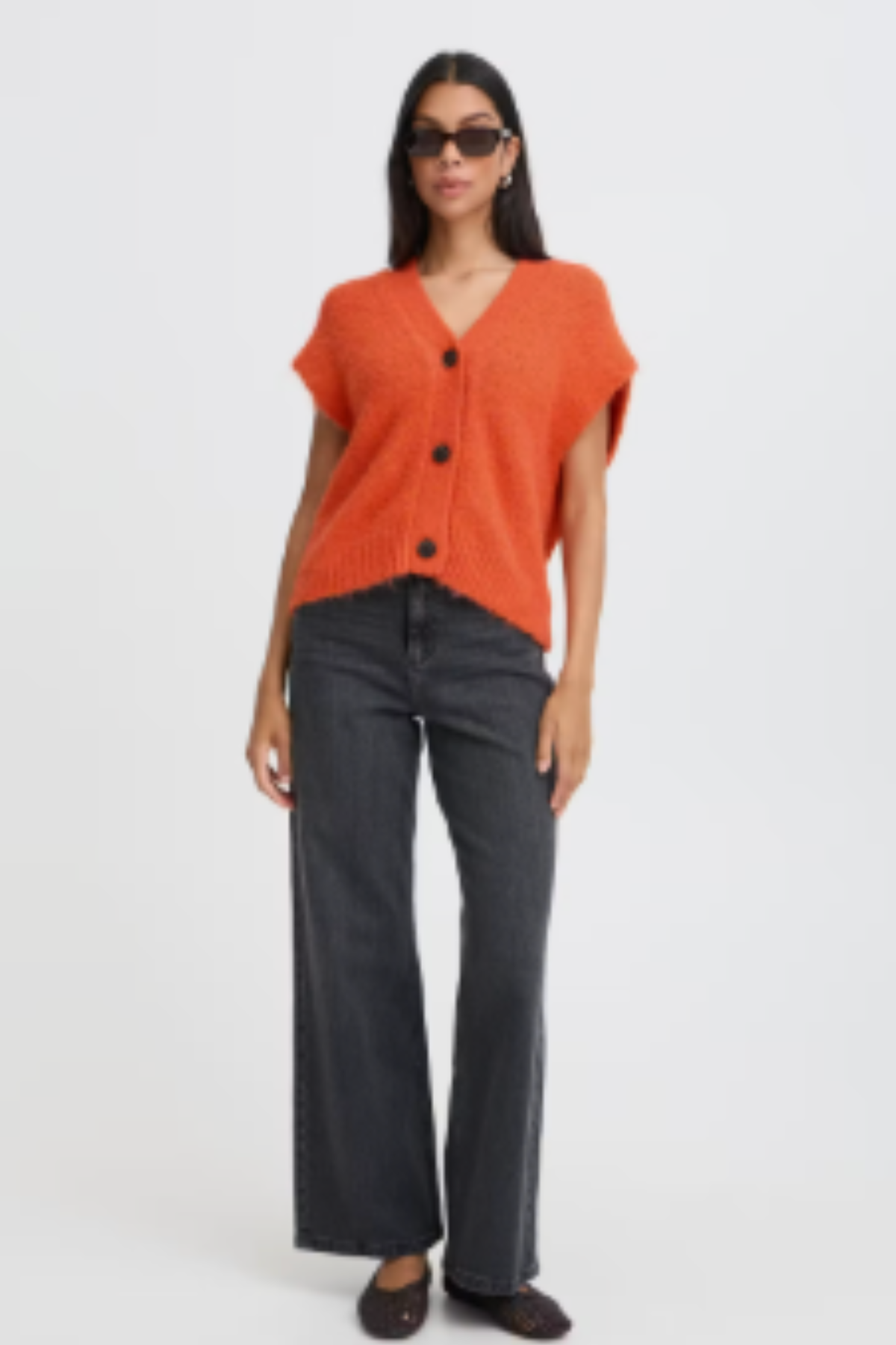 BYMILLERS Button Vest - Orange