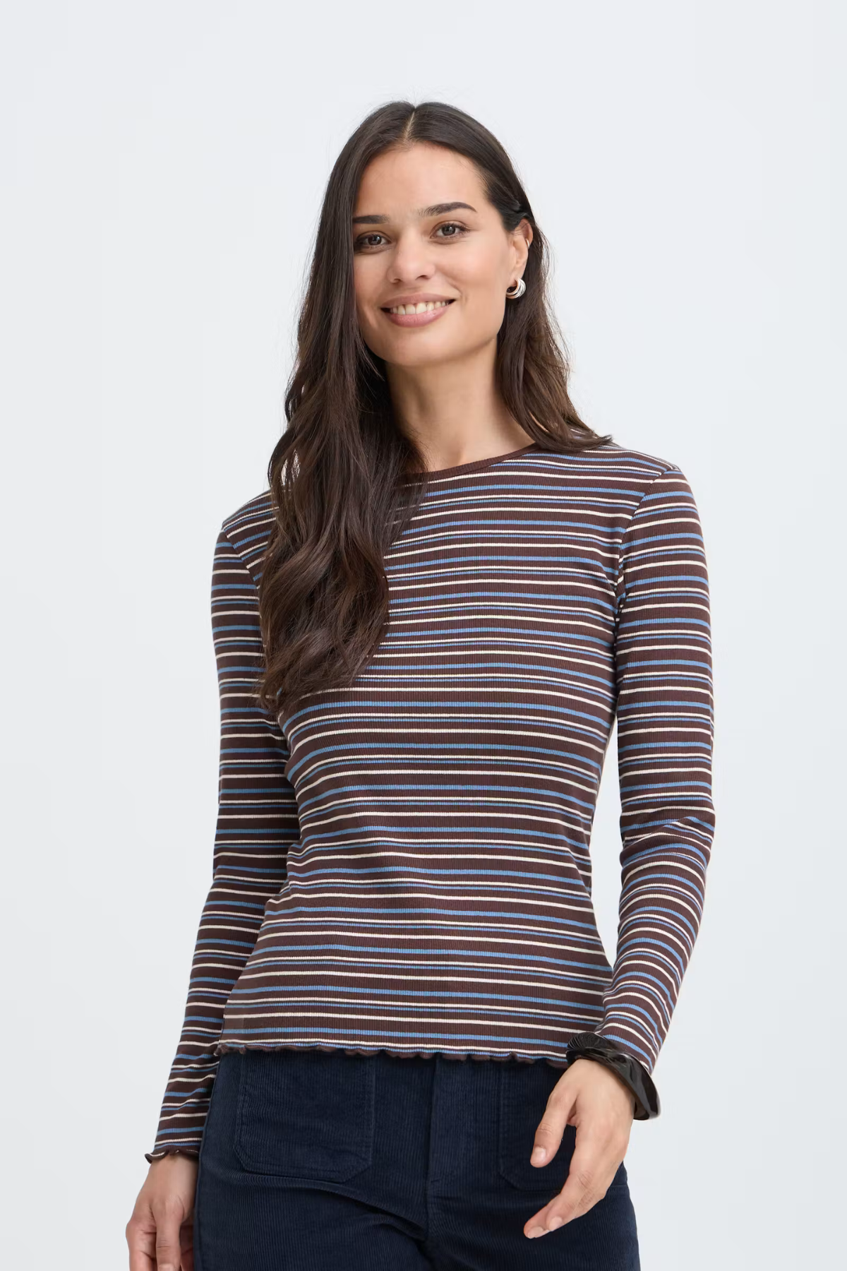 BYTONE Long Sleeve T Shirt - Stripe